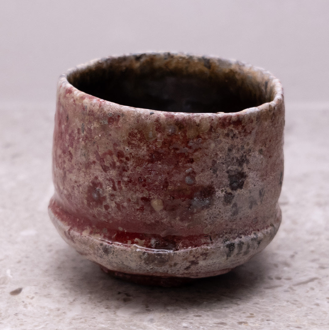 大西雅文 赤丹波酒碗 2585 – TENSHUDO｜SAKE × SHUWAN GALLERY